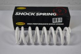 An as new boxed K-Tech high performance RCU shock spring 57N 2601g WP 50mm PDS White Ral 9016.