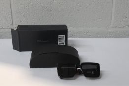 A pair of Prada black frame with pink and black tortoiseshell arms sunglasses (BP02883604F) (Outer b