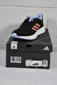 A pair Adidas Duramo 10 light motion running trainers (Size UK 6.5).