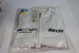 A Santini Mapel UCI 30th Anniversary full zip cycling jersey (Size M).