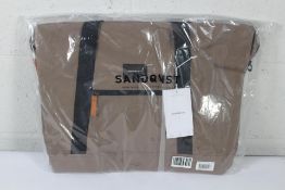 An as new Sandqvist Sture Fossil bag with Black Webbing, EAN 7340082925567.