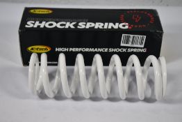 An as new boxed K-Tech high performance RCU shock spring 57N 2601g WP 50mm PDS White Ral 9016.