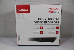A boxed as new Dahua XVR7216AN-4K-I3 16 Channel Penta-brid 4K 1U 2HDDs Digital Video Recorder.