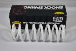 An as new boxed K-Tech high performance RCU shock spring 45N 2601g WP 50mm White Ral 9016.