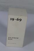 A bottle of 19 - 69 Rainbow Bar eau de parfum (100ml).