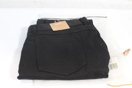 A pair of Rapha black slim fit city jeans (Size 36W 32L).