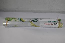 Two Rolls of Fabriano by Brunschwig & Fils Designer Wallcovering, 68.5cm x 9.14m per roll, P8019105.