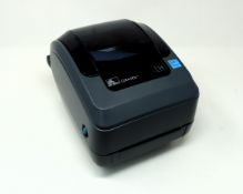 A pre-owned Zebra GX420t Serial/Parallel/USB Thermal Transfer Label Printer (P/N: GX42-102520-000) (