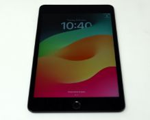 A pre-owned Apple iPad mini 5th Gen (Wi-Fi+Cell US/CA) 64GB in Space Grey (iCloud account clear. Gra