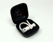 A pre-owned pair of Beats Powerbeats Pro True Wireless Earbuds (A2048) in Ivory (Grade B).