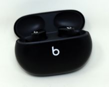 A pre-owned pair of Beats Studio Buds True Wireless Noise Cancelling Earphones (A2513) in Black (Gra