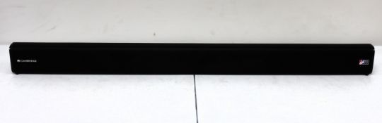 A pre-owned Cambridge Audio TVB2 V2 Soundbar (Boxed with cables and remote included) (EAN: 505530041