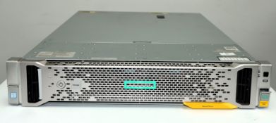 A pre-owned HPE StoreOnce 3520 NAS Server with 64GB RAM, 2.40GHz CPU, no HDD.