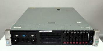 A pre-owned HPE ProLiant DL380 Gen9 Rack Server with 32GB RAM, 2.19GHz CPU, no HDD.