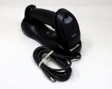 Six pre-owned Symbol/Motorola Li4278 Bluetooth Barcode Scanners with USB Cradle Docks.