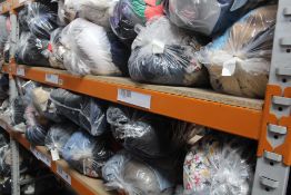 Twenty four bags of pre-owned clothing and related items.
