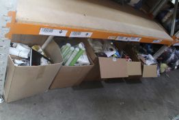 A large quantity of assorted miscellaneous items to include Homeware, Toiletries and others (5 boxes