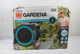 An as new Gardena Rollup XL Wall Mounted Hose (Box has some damage).