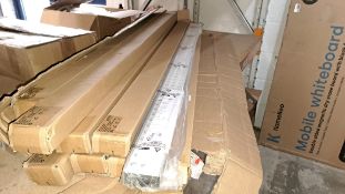 Nine as new EGG Lighting 'Lewis' LED Luminaires, 1500mm, 45w, 5000k.