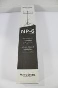Ten boxed as new Music Store NP-6 Traveller Music Stands including carrying bag.