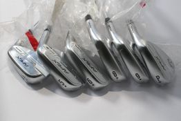 Six as new Callaway Apex PRO Irons with True Temper Elevate Shafts (4, 5, 6, 8, 9 and P, all RH).