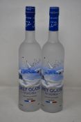 Two bottles of Grey Goose Vodka (700ml) (Over 18s only).