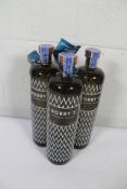 Three bottles of Bobby's Schiedam Dry Gin (3 x 700ml) (Over 18s only).