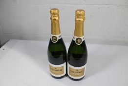 Two bottles of Paul Cheneau Cava Brut Sparkling White Wine 2017 (2 x 750ml) (Over18s only).