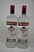 Five bottles of Smirnoff No21 Vodka (1ltr) (Over 18s only).
