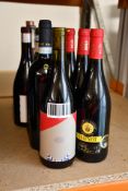 Twelve bottles of assorted wines to include Black book, Petalas, Hafner and Rosarubra (Over 18s only