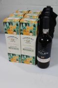 Six Ferreira Porto Branco (6 x 750ml) and four Calem 10yr Tawny Port Wine (4 x 750ml) (Over 18s only