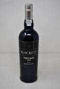 Blackett Vintage 2016 Port Wine (750ml) (Over 18s only).