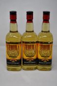 Three bottles of San Luis Gold Tequila (700ml) (Over 18s only).