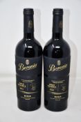 Two bottles of Beronia Gran Reserva 2013 Rioja (750ml) (Over 18s only).