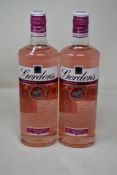 Four bottles of Gordan's Premium Pink Gin (700ml) (Over 18s only).