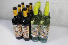 Six bottles of Porta 6 2020 Red Wine (6 X 750ml) and six bottles of Porta 6 Vinho Verde White Wine (