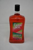Three bottles of Cactus Jack's Watermelon Schnapps (700ml) (Over 18s only).