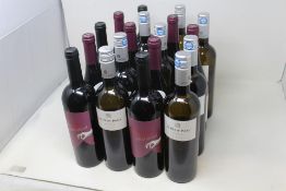 Six bottles of Le Petit Pont Reserve White Wines (750ml), Six bottles of Senorio Del Bierzo 2017 Red