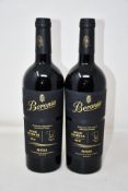 Two bottles of Beronia Gran Reserva 2013 Rioja (750ml) (Over 18s only).