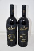 Two bottles of Beronia Gran Reserva 2013 Rioja (750ml) (Over 18s only).