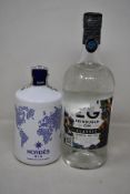 An Edinburgh Classic Gin (1ltr) and a Nordes Gin (700ml) (Over 18s only).