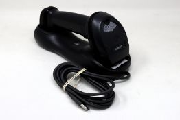 Six pre-owned Symbol/Motorola Li4278 Bluetooth Barcode Scanners with USB Cradle Docks.