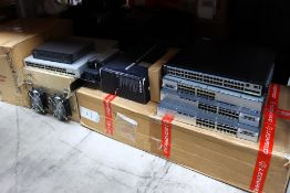A quantity of assorted as new and pre-owned IT/networking devices and related items (All items sold