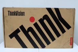 A boxed as new Lenovo ThinkVision T34w-20 34