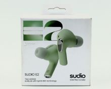 Eleven boxed as new Sudio E2 True Wireless Earphones in Jade (Some boxes opened) (EAN: 7350071381618