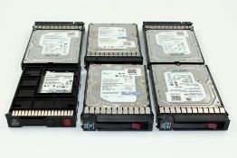 12 x pre-owned HP 819078 2TB SAS 7.2k HDD's, 4 x HP 500GB Sata HDD's, 1 x HP 1TB 454273-001 1TB 7.2k