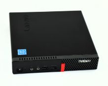 A pre-owned Lenovo ThinkCentre M710q Tiny PC with Intel Pentium G4560T 2.90GHz CPU, 12GB RAM, 512GB