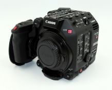 A boxed as new Canon EOS C300 Mark III 4K Digital Cinema Camera (Body Only Kit - EU Model. P/N: 3795