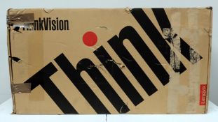 A boxed as new Lenovo ThinkVision T34w-20 34