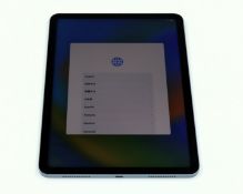 A pre-owned Apple iPad Air 4th Gen (Wi-Fi Only) in Blue (iCloud account locked. Sold as seen, for pa